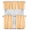 Mustard Yellow, variant on Native Fab Gingham Check 3 Pieces Window Curtain Tiers 26"x36" and Valance 54"x18" Set - Rod Pocket - Semi Sheer - Farmhouse Curtain for Kitchen, Cafe, Bathroom, Living Room - Blue and White