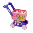 thumbnail image 1 of Mini carrito de compras de juguete interactivo de simulación, modelo de carrito de supermercado multifuncional Rosa, 1 of 9