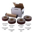 thumbnail image 2 of FlyFlise 4pcs Sanding Belt Roll Extractable Emerys Roll Carpentry Sanding, 2 of 6