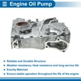 thumbnail image 5 of Unique Bargains No.1130175021/1130175020/1510375010/1130175030/1511575051 Engine Oil Pump for TOYOTA 4RUNNER 1996-2000 Pressure Pump, 5 of 7