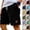 #03 Black, variant on Drawstring Waist Corduroy Walk Shorts Men Casual Lightweight Summer Bermuda Bottoms with Pockets Vertical Stripes and Leather Patch Beach Bottoms, #03 Brown, M