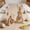 Beige, variant on 2 Pcs Easter Bunny Table Decor Wooden Signs, Tiered Tray Decor, Rustic Easter Wood Sign, Farmhouse Bunnies Rabbit Dining Table Decorations for Home Party Mantle Shelf Spring Holiday