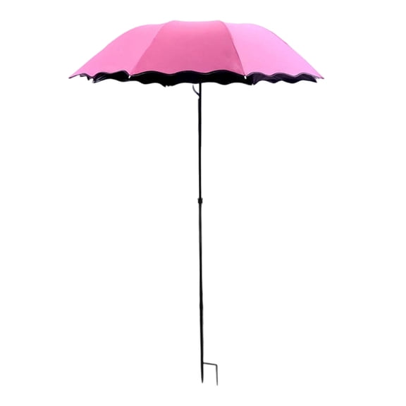 Umbrella Garden Shade Parasol for Potted Flowers 49.2x39.4 Inch Sun Protection Canopy for Yard Patio Deck Outdoor Shelter Cover Durable Frame Easy Setup