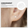thumbnail image 3 of HAMPPLIES 100Ud Almohadillas Para Aretes Clip Transparente Cómodas Para Uso Diario Y Deportes, 3 of 8