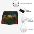 thumbnail image 5 of Kdxio Men's Boxer Briefs with Hybrid Parrot in the Forest Print - Comfortable and Breathable Underwear for Everyday Wear, 5 of 7