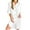 White, variant on Axiiglly Linen Dress for Women Solid Color Shirt Dresses Lapel Half Sleeve Casual Dress Loose Soft Cotton Summer Dress