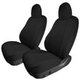 thumbnail image 1 of For 2020-2024 Tesla Model Y FH Group Waterproof Neoprene Custom Fit Made Car Seat Covers - Front Set Solid Black, 1 of 6