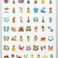 thumbnail image 4 of 35pcs-50pcs Hawaii Stickers Tropical Kids Stickers Beach Waterproof Funny Stickers Pack for Luggage Phone Laptop, 4 of 9