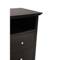 thumbnail image 3 of Passion Furniture Hammond Black 4 Drawer Chest of Drawers (42 in L. X 18 in W. X 36 in H.), 3 of 6