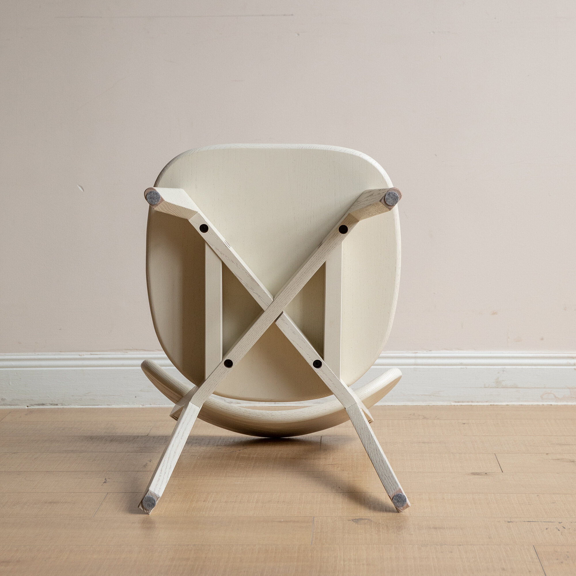 Dining Chairs (White) Dining Chair Wooden FAS Grade Oak Wood Made in North America Dirt-free Wood Chair Solid Chair Table Chair Wooden Living Room Chair Simple And Natural 47.5 * 55.5 * 78cm,Wooden