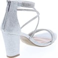 thumbnail image 5 of Top Moda Dressy/Formal Sandals High Heel Ankle Strap Open Toe Sandals, 5 of 7