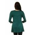 thumbnail image 4 of Women's 3/4 Maternity Sleeve V-neck Tunic, 4 of 5