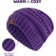 thumbnail image 3 of Market & Layne Beanie Gorro Morado Oscuro Market & Layne Gorro, 3 of 5