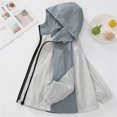 thumbnail image 6 of Trikvn Boys Lightweight Windbreaker Hooded Jacket Colorblock Full Zip Active Outerwear Water Resistant Breathable Coat for Running Hiking Spring Fall Outdoor Sports, 6 of 9