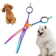 thumbnail image 6 of Professional Pets Grooming Scissors 7 Inch Down Curved Chunker Stainless Steel Hair Cutting Hair Trimming Tool Dog Scissors for Grooming for Dogs Cats Salon Household, 6 of 9