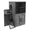 Wax wood color, variant on Modern Villa Litter Box Enclosure with Platform-33.5" L x 17.9" W x 41.9" H, Double Layer Hidden Furniture, Indoor Washroom, Cat House with Ladder