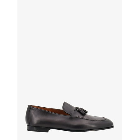 

MAN Leather loafers with tassel detail