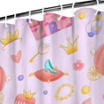 thumbnail image 3 of Classic Princess Pattern Shower Curtain 72"x84" ,Bathroom Decorative Shower Curtains Set with 12 Hooks,Modern Waterproof Washable Shower Curtain, 3 of 6