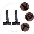 thumbnail image 5 of ULTNICE Gate Hinges Heavy Duty Iron 2Pcs 8 Inches, 5 of 9