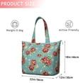 thumbnail image 4 of Pioneer Flower Floral Print Pattern Travel Tote Bags for Women Carry On,Large Weekender Bags for Women Travel,Multi Functional Duffle Bag for Work,Shopping,Sports, 4 of 5