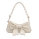 thumbnail image 1 of Lindo Bolso Hombro Con Lazo Bolso Cuero PU para Axila para Mujer (blanco), 1 of 8