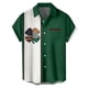 thumbnail image 3 of Camisa del Día de San Patricio para hombre, con estampado 3D, divertida camiseta de trébol verde, camisa informal de manga corta con botones para el Día de San Patricio para hombre, 3 of 4