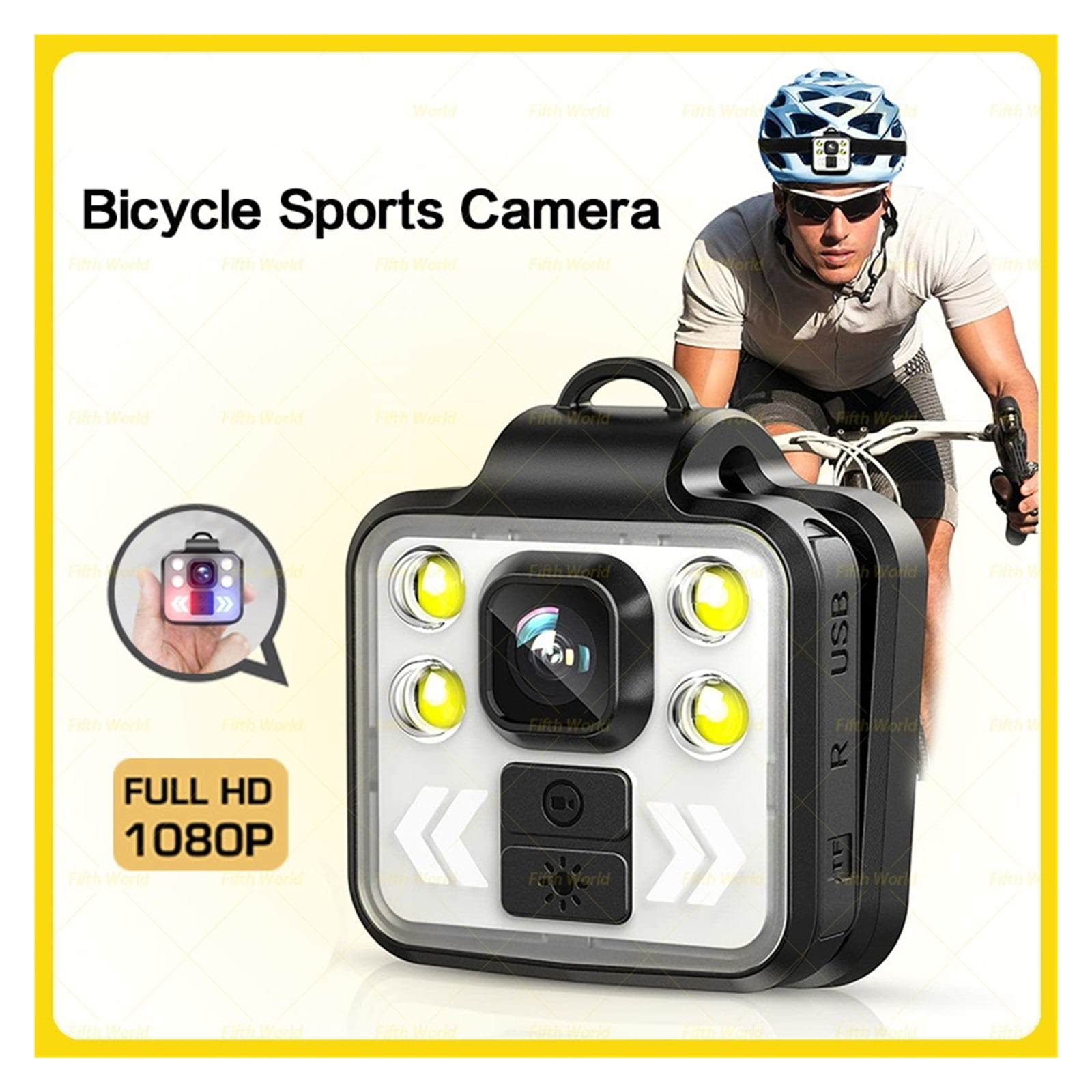 Bicycle Sports Camera Mountain Bike Motorcycle Helmet Action Mini Camera DV Camcorder Full 1080p HD Car Video Recorder