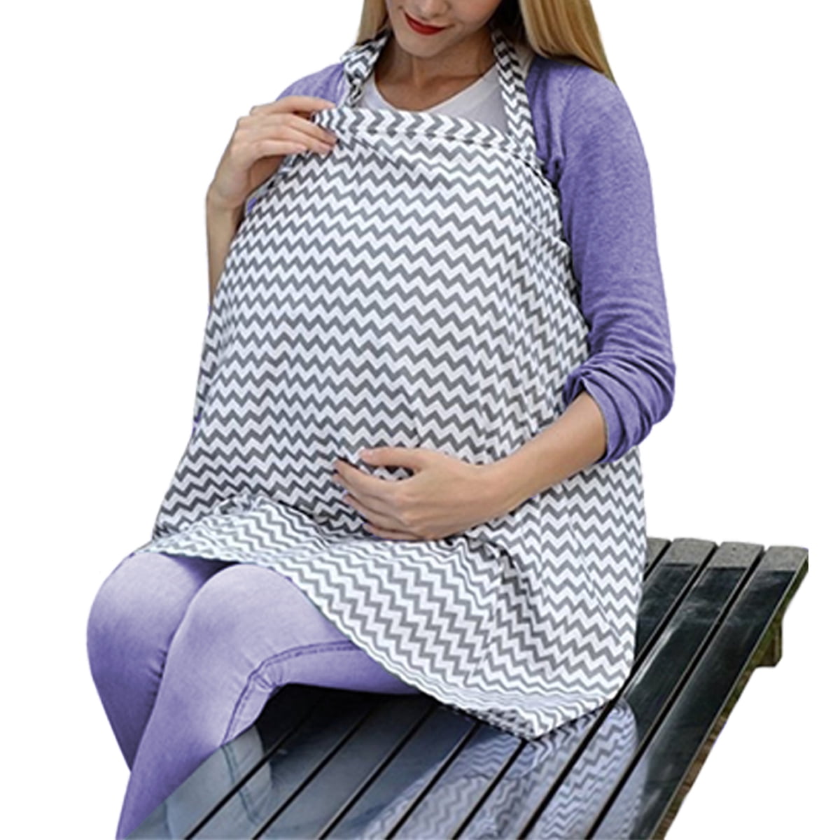 MultiUse Kids Baby Stretchy Nursing Breastfeeding Cover Scarf, Cotton