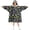 Dog Paw Print and Bones Black Pattern, variant on Dachshund and Bone Beige Pattern Lamb Fleece Blanket Hoodies for Teens ,Teens Oversize Sherpa Wearable Hooded Blanket Sweatshirt with Super Pockets