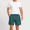Gray, variant on Dpjklzsn Men's Quick Dry Athletic Shorts with Built-In Liner, Zipper Side Pockets, Drawstring Waist Running Gym Beach Shorts