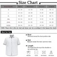 thumbnail image 3 of LRGSHF Men's Short Sleeve Button Down Shirts Palm Tree Tops Summer Basic Soft Tropical Beach Blouse with Chest Pocket Breathable Lightweight Vacation Shirt, 3 of 5