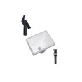 thumbnail image 1 of DROP Bath and Kitchen DR091151 Undermount Bathroom Sink Set, 1 of 7