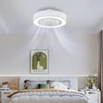 thumbnail image 2 of Smart LED Ceiling Fan Chandelier 110V 55 * 20cm Third Gear with Remote Control, 2 of 13