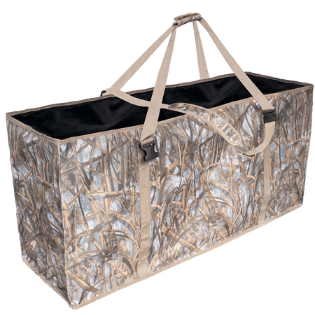 DHDADA 12 Slot Duck Decoy Bag Mid-Size Goose Decoy Bag Hunting Gear Duck Hunting Bag with Waterfowl Hunting Blind Camouflage Printing