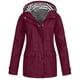 thumbnail image 5 of Chaquetas y abrigos casuales con capucha de manga larga, chaqueta impermeable sólida para mujer, chaquetas para exteriores, impermeable con capucha, abrigo a prueba de viento para mujer, 5 of 5