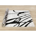 thumbnail image 6 of Rug Branch Contemporary Distressed, Organic Grey Indoor Area Rug - 5' x 8', 6 of 8
