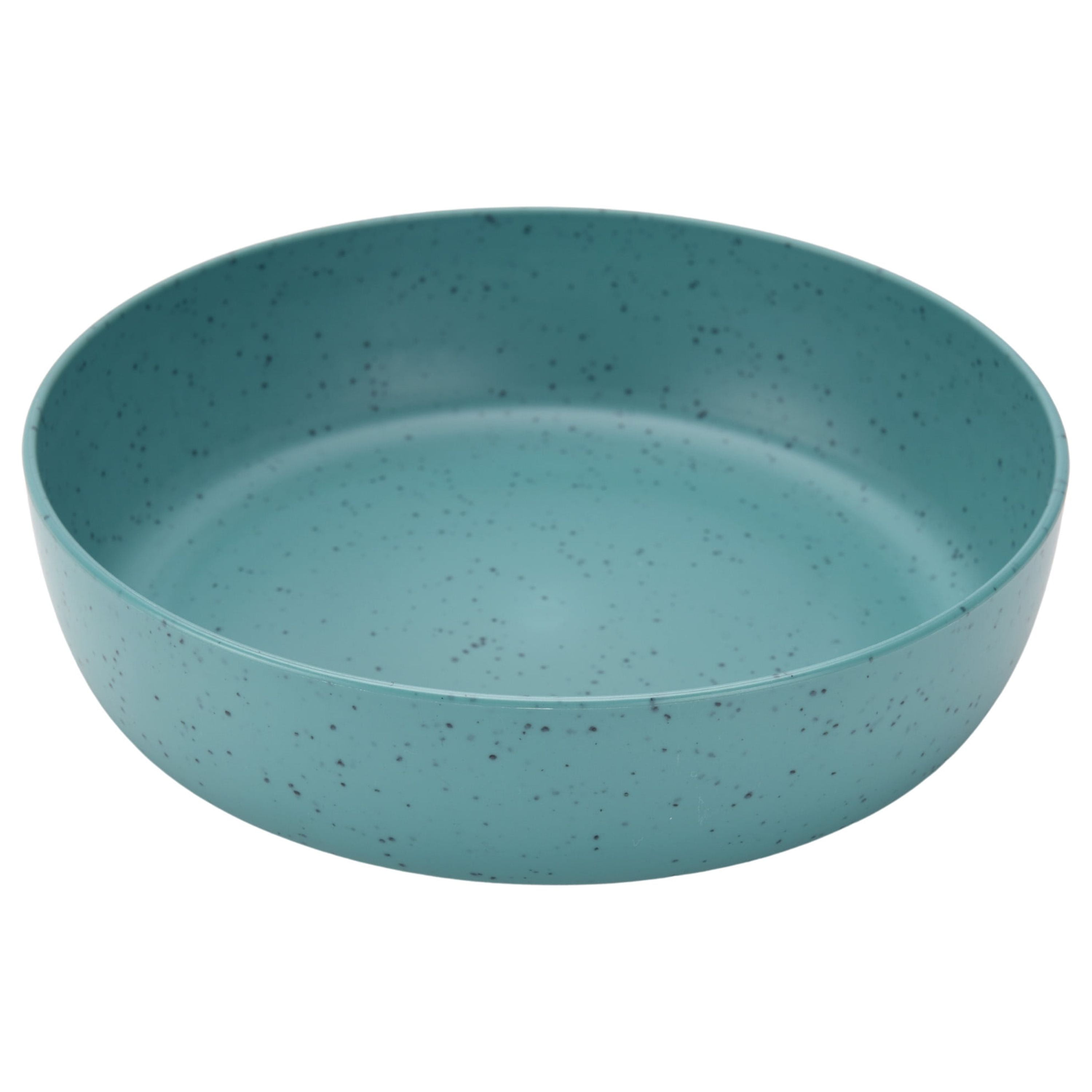 (4 pack) Mainstays Eco-Friendly 43-Ounce Round Dinner Bowl, Aqua