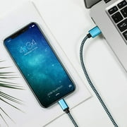 Mimifly Braided USB Type C Cable, 15ft, Black, Compatible with Samsung Galaxy A50, A51, A71, S20, S10 Plus