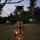 thumbnail image 4 of Luces solares colgantes linterna Solar LED luces de jardín lámpara metálica resistente al agua para decoración colgante al aire libre - Negro Baoblaze luz exterior impermeable, 4 of 8