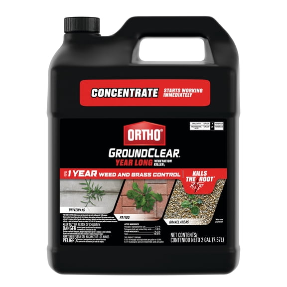 Ortho GroundClear Year Long Vegetation Killer1 Concentrate, Prevents Weeds, 2 gal.
