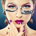 thumbnail image 2 of Gafas de maquillaje con lupa ENTASSER gafas de lectura de moda para mujer giratorias abatibles, 2 of 4