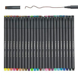 Fineliner Color Pens Set, Fine Tip Pens, Porous Fine Point Makers Drawing  Pen, Perfect for Writing in Bullet Journal and Planner - style 2 