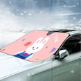 thumbnail image 4 of Fiudx Parasol para Coche, Cubierta Reflectante para Parabrisas, Protector de Verano de Fácil Instalación, Aislante Térmico Duradero, Uso En Cualquier Temporada, para Propietarios de Vehículos, Diseño, 4 of 6