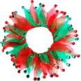 thumbnail image 4 of Paquete de 2 gorros de árbol de Navidad para gatos y perros y collar rojo y verde, babero para cachorros, accesorios de disfraz navideño para mascotas para gatos, perros pequeños y medianos, 4 of 4