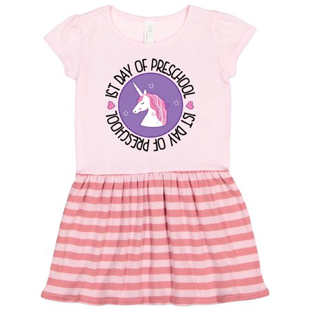 

Inktastic First Day of Preschool Girl Unicorn Gift Toddler Girl Dress