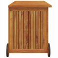 thumbnail image 1 of vidaXL Boîte de Rangement de Jardin avec Roues 90x50x58 cm Bois Massif Acacia, 1 of 5