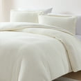 thumbnail image 2 of Lush Decor Lotti Boucle Duvet Cover 3 Piece Set King Soft White - White Duvet Cover- Textured Cozy Bedding Set - Modern Minimalist Decor, 2 of 11
