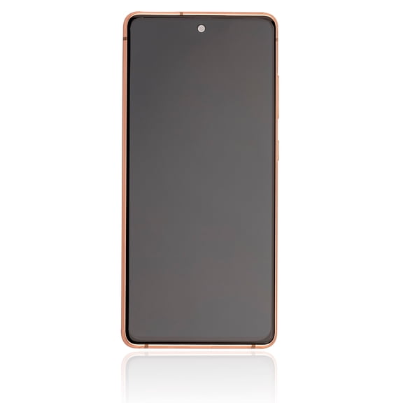 Replacement OLED Assembly With Frame Compatible For Samsung Galaxy S20 FE 4G / 5G (Service Pack) (Cloud Orange)