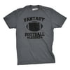 Crazy Dog TShirts - Mens Fantasy Football Legend Tshirt Funny Sarcastic Sports Team Tee