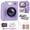 Purple, variant on Yexmas Kids Camera Instant Print,Dual-Lens Digital Toys Cameras Gifts with 1080P HD Video&32GB Card for Girls Boys,,Purple
